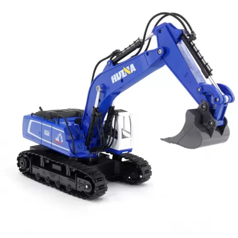 Радиоуправляемый экскаватор HUI NA TOYS масштаб 1:18 2.4G - HN1558-BLUE