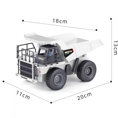 Радиоуправляемый набор экскаватор и самосвал Huina (свет, звук, акб, 1:24) - HN1559
