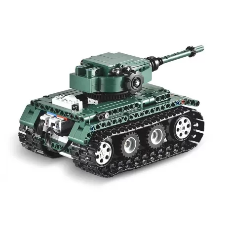 Конструктор Double E Cada Technics, Танк Tiger 1, 313 деталей, пульт управления - C51018W