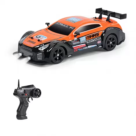 Радиоуправляемая машина для дрифта HB Nissan GTR (4WD, свет, пар, акб, 1:16) - SC16A06-1