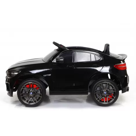 Электромобиль BMW X6M 12V (полный привод, EVA) - FT-968-BLACK-PAINT