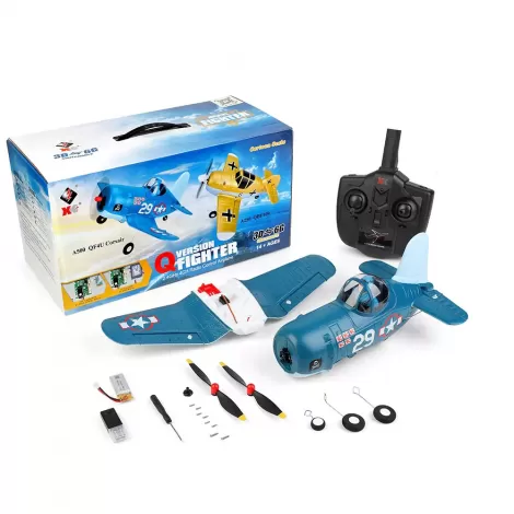 Радиоуправляемый самолет WLTOYS XK F4U Corsair A500 6-Axis Gyro 2.4GHz - XK-A500