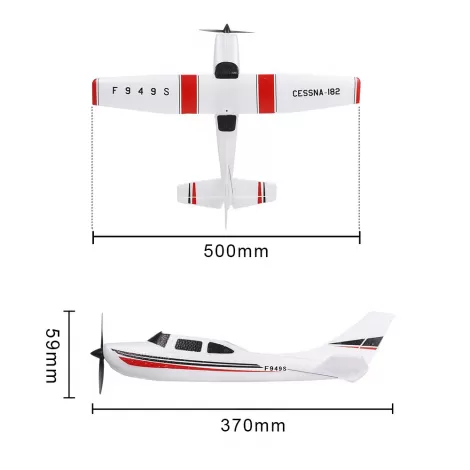 Радиоуправляемый самолет WL Toys F949S Cessna 182 6-AXIS GYRO 2.4G - WLT-F949S