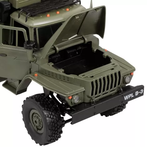 Радиоуправляемый внедорожник WPL Советский военный грузовик Урал 4WD 1:16 2.4G - WPLB-36-7