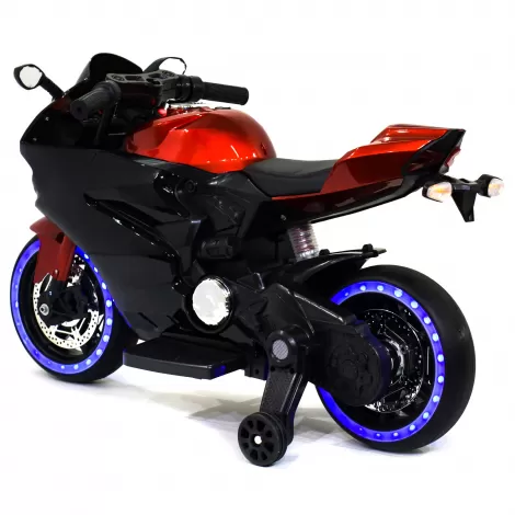 Детский электромотоцикл Ducati Red Black (12V, EVA, ручка газа) - FT-1628-SP-RED-BLACK