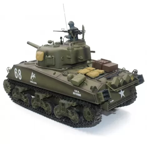 Радиоуправляемый танк Heng Long M4A3 Sherman V7.0 масштаб 1:16 RTR 2.4GHz - 3898-1 V7.0