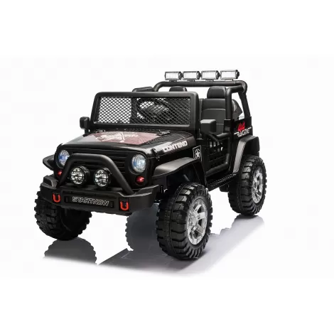 Детский электромобиль джип XMX с полным приводом (черный, EVA, 12V) - XMX618-4WD-BLACK