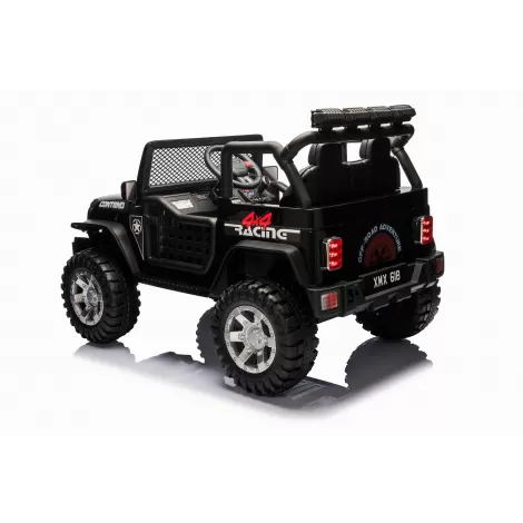 Детский электромобиль джип XMX с полным приводом (черный, EVA, 12V) - XMX618-4WD-BLACK