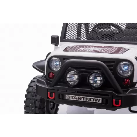 Детский электромобиль джип XMX с полным приводом (белый, EVA, 12V) - XMX618-4WD-WHITE