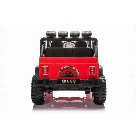 Детский электромобиль джип XMX с полным приводом (красный, EVA, 12V) - XMX618-4WD-RED