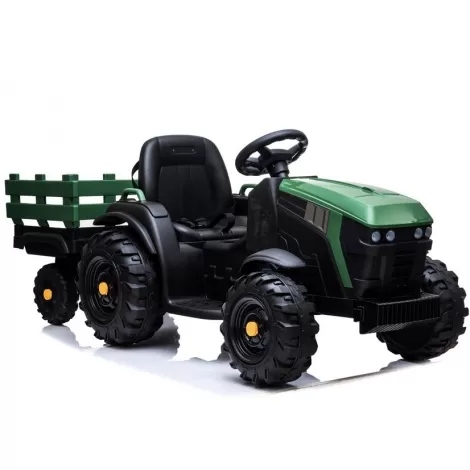 Детский электромобиль Bettyma трактор с прицепом 2WD 12V - BDM0925-GREEN