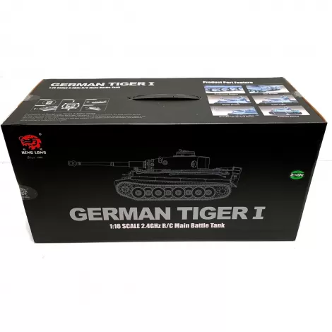 Радиоуправляемый танк Heng Long German Tiger V7.0 масштаб 1:16 2.4G - 3818-1-V7