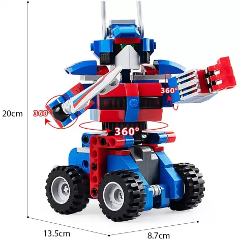 Конструктор CaDA Робот трасформер OPTIMUS, 251 деталь - C52019W