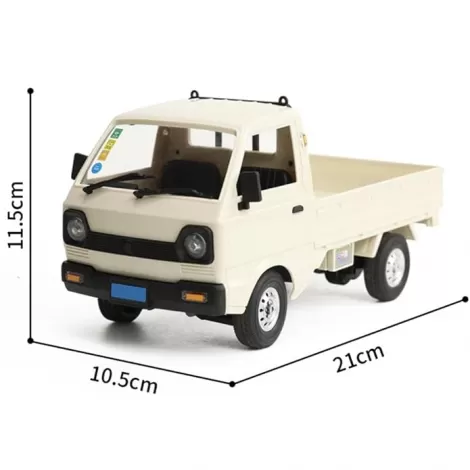 Радиоуправляемый японский белый грузовичок WPL Suzuki Carry ST90 1:16 - WPLD-12MINI