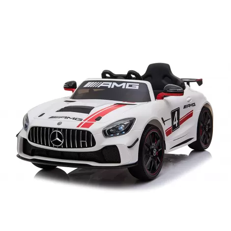 Детский электромобиль Hollicy Mercedes GT4 AMG White 12V - SX1918S-WHITE