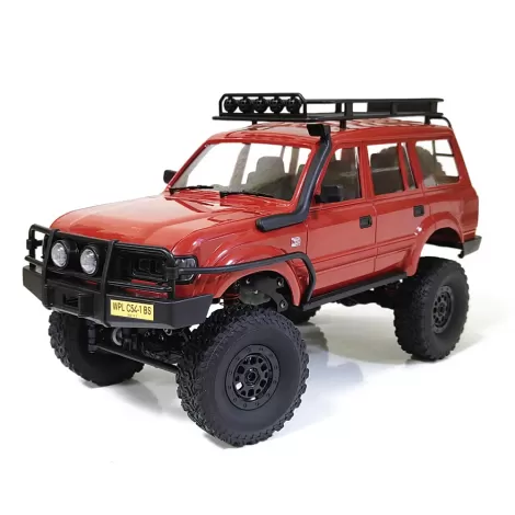 Радиоуправляемый краулер WPL C54-1 Land Cruiser LC80 красный 1:16 - WPLC54-1-RED