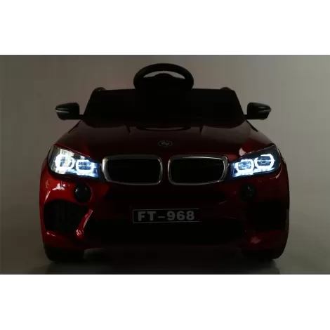 Электромобиль BMW X6M 12V (полный привод, EVA) - FT-968-RED-PAINT