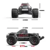 Радиоуправляемый монстр MJX Hyper Go Brushless 4WD 2.4G LED 1:10 - MJX-10208-V1-BLACK