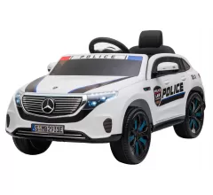 Детский электромобиль Mercedes Benz Police EQC 400 4MATIC - HL378-WHITE