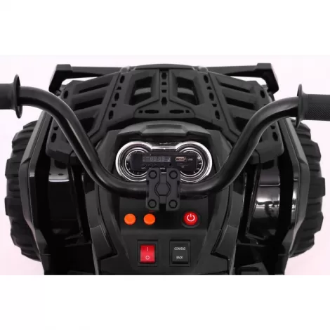 Детский квадроцикл Grizzly ATV 4WD Black 12V с пультом управления - BDM0906-4