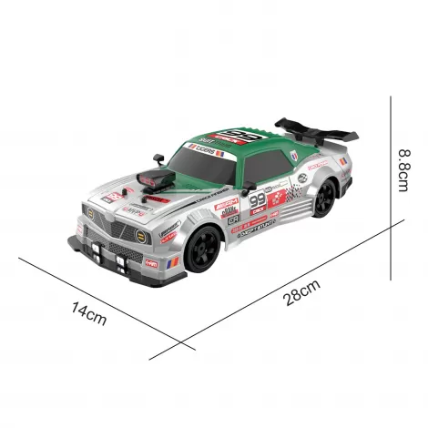 Радиоуправляемая машина для дрифта HB Ford Mustang (4WD, свет, пар, акб, 1:16) - SC16A08-1