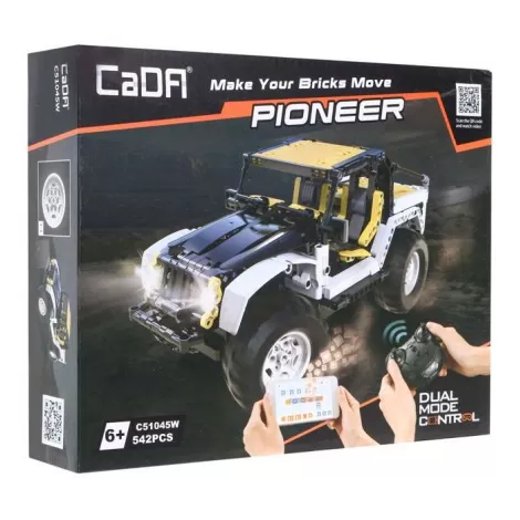 Радиоуправляемый конструктор CaDa внедорожник Jeep Wranger Pioneer, 542 элемента - C51045W