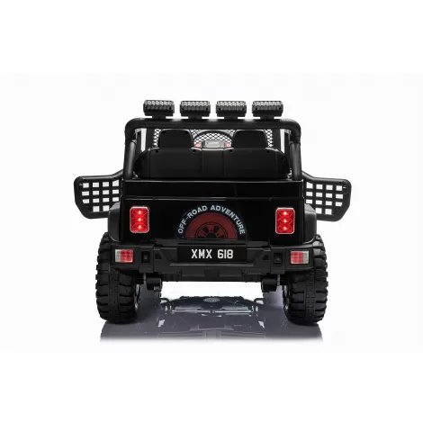 Детский электромобиль джип XMX с полным приводом (черный, EVA, 12V) - XMX618-4WD-BLACK