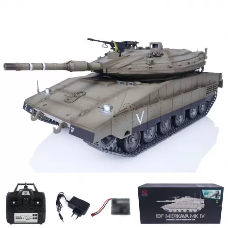 Радиоуправляемый танк Heng Long Merkava MK4 PRO V7.0 масштаб 1:16 2.4G - 3958-1PRO V7.0