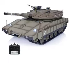 Радиоуправляемый танк Heng Long Merkava MK4 S version V7.0 масштаб 1:16 2.4G - 3958-1Upg V7.0