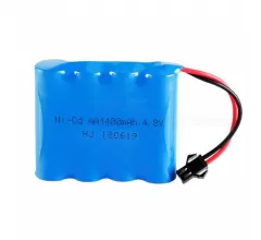 Аккумулятор Ni-Cd 4.8v 1400mah (разъем YP) - NICD-48F-1400-YP