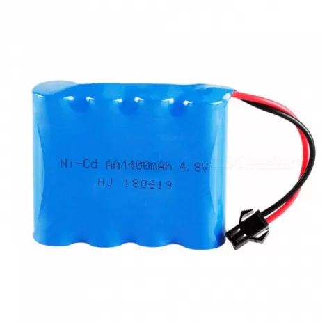 Аккумулятор Ni-Cd 4.8v 1400mah (разъем YP) - NICD-48F-1400-YP