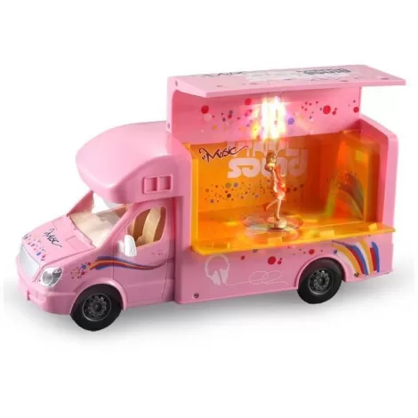 Радиоуправляемая машина Double E розовая сцена на колесах 1:18 2.4G - E669-003-PINK