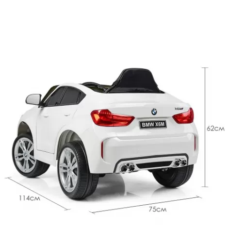 Детский электромобиль BMW X6M White - JJ2199