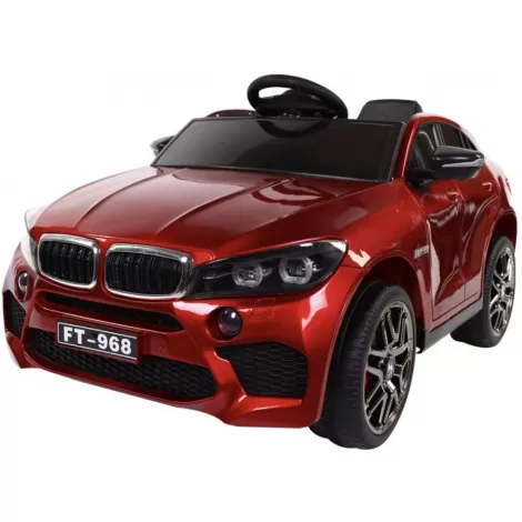 Электромобиль BMW X6M 12V (полный привод, EVA) - FT-968-RED-PAINT