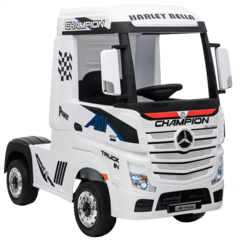 Детский электромобиль фура Mercedes-Benz Actros 4WD 12V - HL358-LUX-WHITE