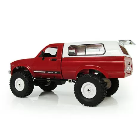 Радиоуправляемая машина WPL пикап Hilux (красная) 4WD 2.4G 1:16 RTR - WPLC-24R-RED