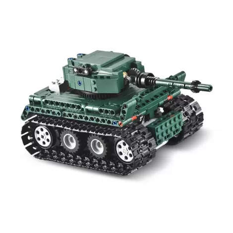 Конструктор Double E Cada Technics, Танк Tiger 1, 313 деталей, пульт управления - C51018W