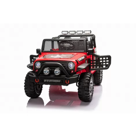 Детский электромобиль джип XMX с полным приводом (красный, EVA, 12V) - XMX618-4WD-RED