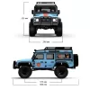 Радиоуправляемый краулер MJX Defender Hyper Go 1/8 Трофи модель - MJX-H8H-BLUE