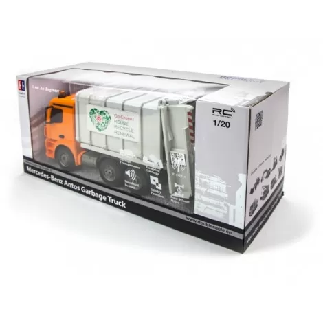 Радиоуправляемый мусоровоз Double E Mercedes-Benz Antos 1:20 2.4G - E560-003