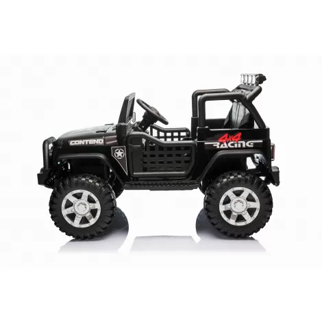 Детский электромобиль джип XMX с полным приводом (черный, EVA, 12V) - XMX618-4WD-BLACK