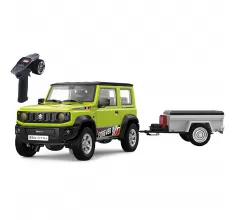 Радиоуправляемый внедрожник Suzuki Jimny PRO с прицепом (свет, выхлоп, Li-Po 5C) - HG4-53PRO-54-G