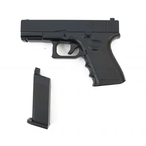 Пистолет металлический Glock 17 (пневматика, 18,5 см) - G.15