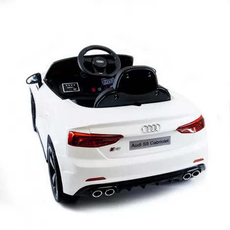 Детский электромобиль Audi S5 Cabriolet LUXURY 2.4G - White - HL258-LUX-W