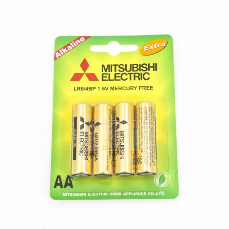 Батарейка MITSUBISHI AA LR6G Alkaline (4 шт) - LR-06-M