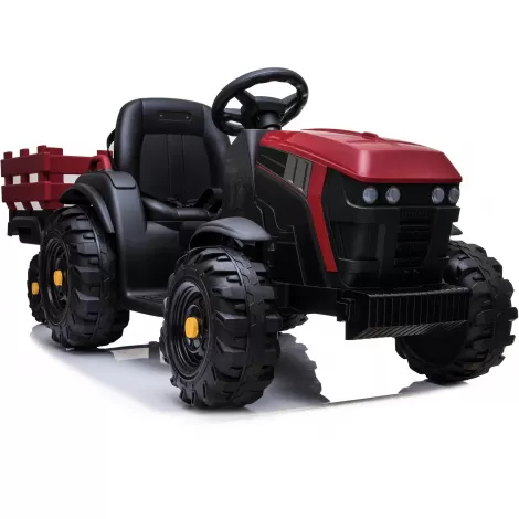 Детский электромобиль Bettyma трактор с прицепом 2WD 12V - BDM0925-RED