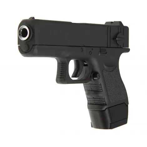 Пистолет металлический Glock 17 mini (пневматика, 14 см) - G.16