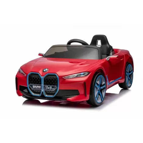 Детский электромобиль BMW I4 (полный привод, 12V) - JE1009-RED