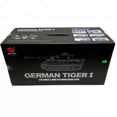 Радиоуправляемый танк Heng Long German Tiger S version V7.0 масштаб 1:16 2.4G - 3818-1-Upg-V7