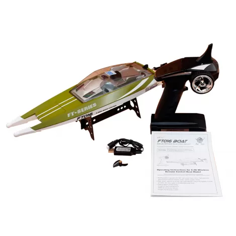 Радиоуправляемый катер Feilun FT016 Racing Boat Green RTR 2.4G - FT016